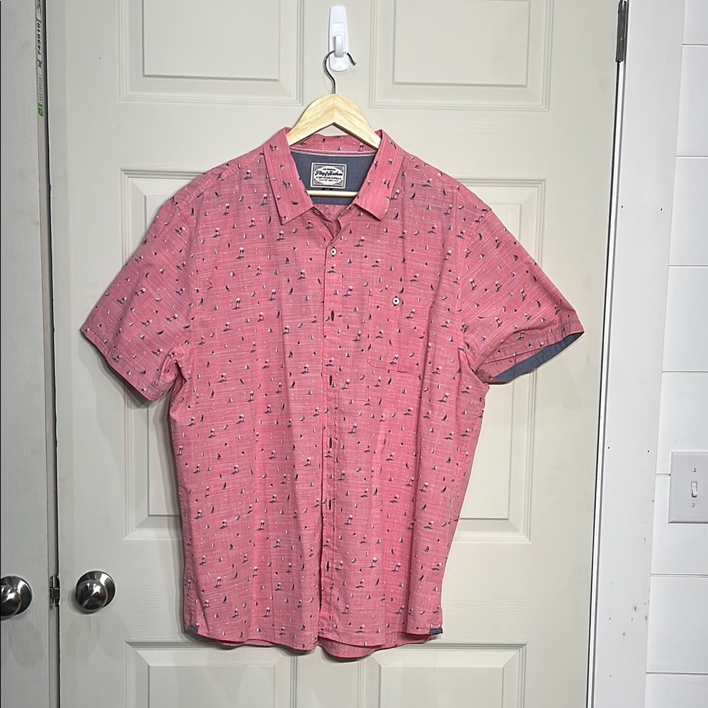 Pink Polo Shirt Casual Lightweight